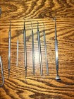 Lot Of 18 Vintage Stainless Dental Tools Picks Scrapers See Pics Various Brands