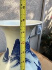 Big Antique Chinese Hand Painted Qing Hua Tong Jing              Porcelain Vase 17 5 