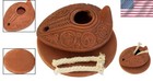 Handcrafted Byzantine Oil Lamp Replica - Certified Quality   Leak-proof Design