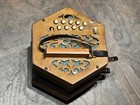 Beautiful 1900   s Antique Concertina Instrument 