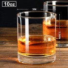 Paracity Whiskey Glasses Set Of 2  Old Fashioned Cocktail Glass  Large  Clear 