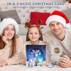 3d Pop Up Christmas Cards With Lights   Music With Envelopes  Animated Christmas
