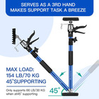 4pk Support Pole steel Telescopic Quick Adjustable 3rd Hand Support System  Supp