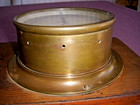 Antique French Holosteric Brass Barometer Mounted Early 1900 s