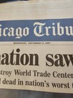 9 11 Newspaper   Magazine Lot  Chicago Tribune  Ny Times  Usa Today  Time