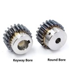 2 Mod 45  Steel Spur Gear 12t-35t Bore 8-30mm Pinion Gear With Step Motor Gears