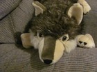 Wild Republic Timber Wolf  realistic 38  Plush Stuffed Animal 