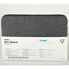 Incase Slim Sleeve Padded Slip Pouch Case For Macbook 12  Heather Black Cl60675