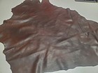 Premium Brown Leather Hide Beautifully Contrasted With Black Details  3 5-4 Sqf
