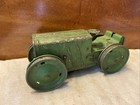 Vintage 1940   s Marx Green Tin Wind Up 8    Climbing Tractor - Works