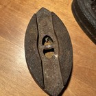 Pair Of Antique Late 1800   s Cast Iron Sad Irons