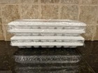 4-pack Lot Rubbermaid Easy Release 2867 Ice Cube Tray Plastic White Rectangular