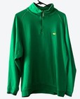 Masters Collection Men s Large Long Sleeve Green August Golf 1 4 Zip Sweatshirt
