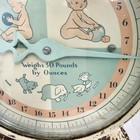 Vintage American Family Nursery Scale 30lb White Metal Farmhouse Baby
