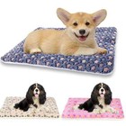 Pet Bed For Dog Cat Crate Mat Soft Warm Pad Liner Home Indoor Outdoor Cute Print
