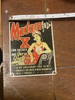 1950 s Madam X Swami Fortune Teller Napkin menu Holder Dispenser 1 Cent Tag