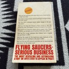 Vintage Ufo Paperback  Flying Saucers-serious Business By Frank Edwards  1966 