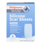 Walgreens Silicone Scar Sheets 1 5 In X 3 In  8 0 Ea