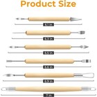 Pottery Clay Tools Kit Sculpting Carving Set Polymer Modeling Cutters For