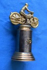 Antique Ama American Motorcycle Association 1941 Brass Trophy Indian Harley
