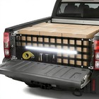 Upgraded 60  W X 18  T Tailgate Net For Pickup Truck Bed Storage With 4 Bags 