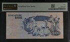Singapore 100 Dollars 1977 P 14 Pmg 40 Epq