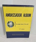 H e  Harris Ambassador Stamp Album 1964 Postage Stamps Of The World Collection