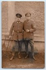Post Wwi German Freikorps Machine Gun Wound Badge Rppc Real Photo Postcard