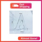 Woodounai 4 Inch Designable Acrylic Letters Unfinished Acrylic Letters For Wall 
