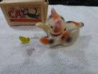 Vintage Modern Toys Celluloid Wind-up Cat   Butterfly Occupied Japan 1940s
