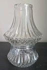 Lamplight Farms Cotillion Diamond Cut Glass Oil Lamp 2 Pc Candle Holder Austria