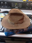 Vintage Stetson Leather   Western Style  Wire Brim Hat