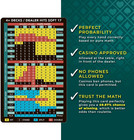 Blackjack Strategy Card  1-pack  - Basic Strategy Card With Leather Wallet     Cas