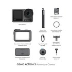 Dji Osmo Action 3 Adventure Combo Waterproof Action Camera - 3 Batteries In Comb