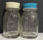 Vintage Miniature  Ball Mason Jar Salt And Pepper Shakers W  Box