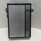 Vintage Toshiba Am Fm Handheld Transistor Radio Model 8p-870f Works  With Case