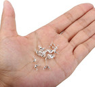 100 Pcs 925 Silver Crimp Beads For Jewelry Making  4mm Crimp Bead Covers Kno   