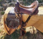 Model 1904 Mclellan Saddle With Matching Saddle Bags Stamped U  S  F  S
