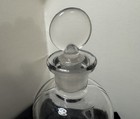Vintage Clear Glass Bottle Con Acid Nitric Hno3 Acid Bottle With Stopper Empty