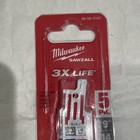 Milwaukee 48-00-5187 9 In  X 14 Tpi Thin Kerf Sawzall Blades  5pk  New