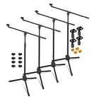 5 Core Tripod Mic Stand 4pcs Adjustable Holder Floor Microphone Boom Arm