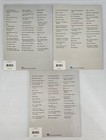 Love Songs Of The 20 s - 40 s Songbooks Piano Vocal Guitar 1995 Sheet Music Lot