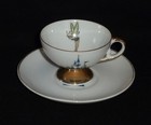 Vintage Disney Disneyland Souvenir Tinker Bell Mini Tea Cup   Saucer - Japan