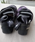 Evolv Kids Youth Size 8 Purple Black Rock Climbing Shoes Bouldering Eu 38