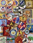 Mixed Lot 24 Random Bsa Patches For Collecting   Trade Boy Scouts Of America