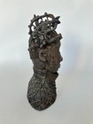 African Bronze Art Sculpture Benin Vintage 