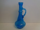 Vintage 1973 Jim Beam Genie I Dream Of Jeannie Blue Glass Bottle With Handle Mcm