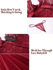 Women s Sexy-lingerie Babydoll G-string Sleepwear Underwear Lace Dress Nightwear