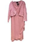 Mother Of Bride Groom Women s Wedding 2pc Jacket Dresss Formal Gown Plus 2x 3x