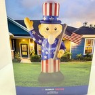 Celebrate Together 10ft Americana Uncle Sam Inflatable Yard Decor Led   Blower